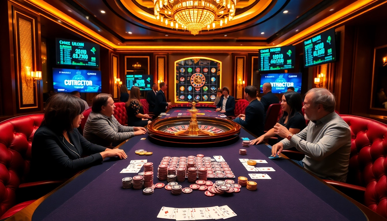 Vivez l'atmosphère palpitante d’un casino crypto en France, avec des jeux de cartes dynamiques et une roulette animée.