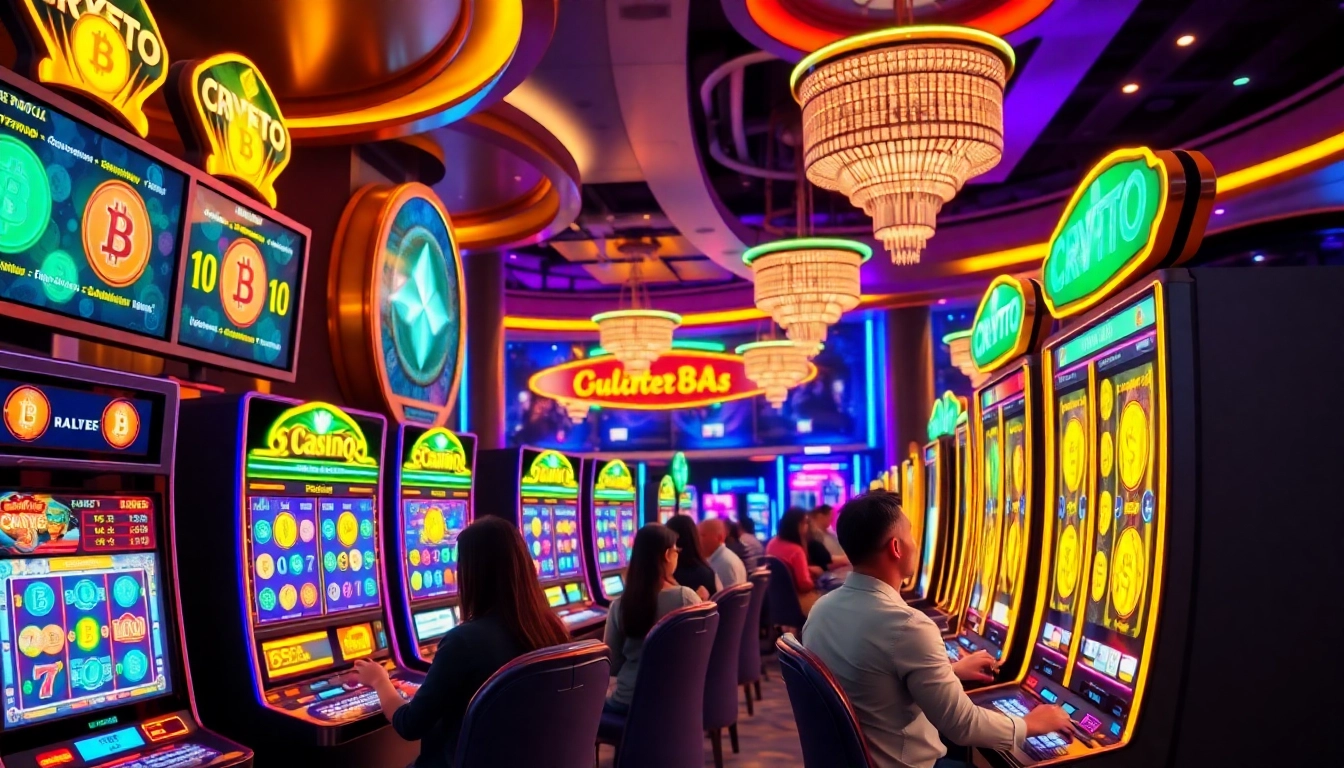 Gagnez au casino crypto avec des jeux captivants et des machines à sous numériques.